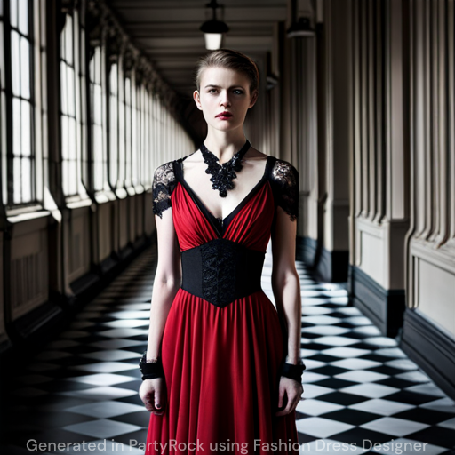 Mix of Nyc, Gothic styles in Red